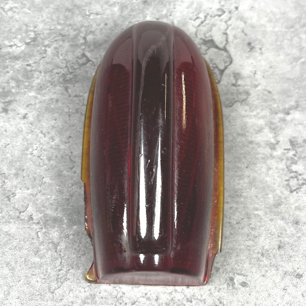 Vintage Sparton Red Thick Glass Beehive Marker Light Lens Rat Rod Truck Trailer